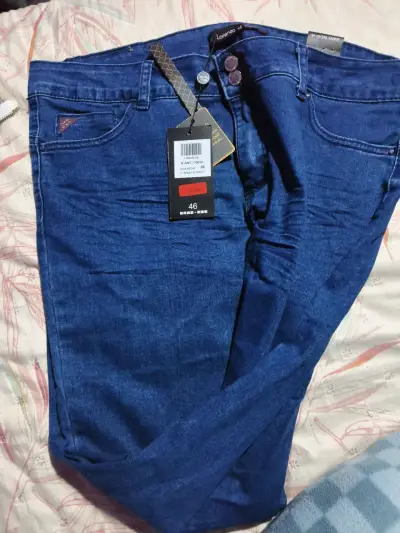 Jeans skinny azul talla 46 - miniatura 2