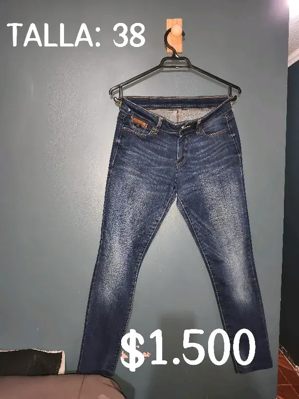 Pantalón cargo negro talla 40 - 5