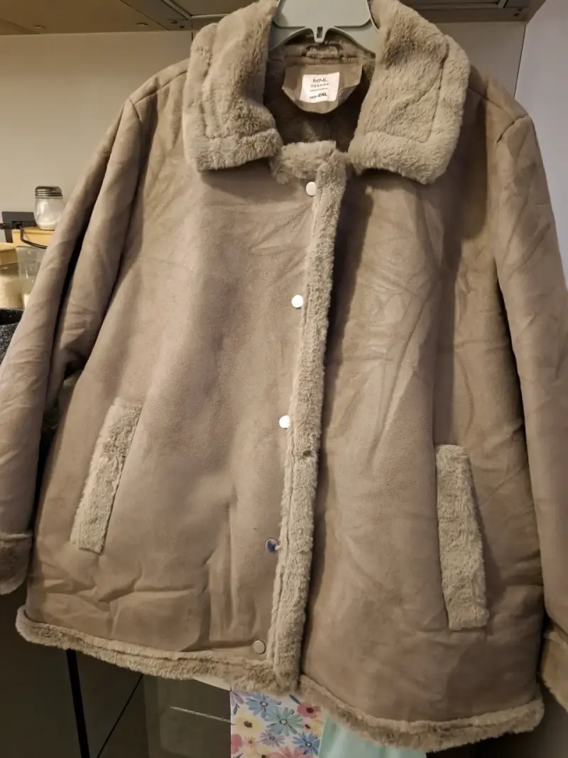 Chaqueta polar beige - 4