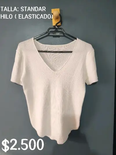 Blusa Sybilla elástica beige - miniatura 3