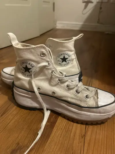 Zapatillas Converse blancas plataforma - miniatura 1