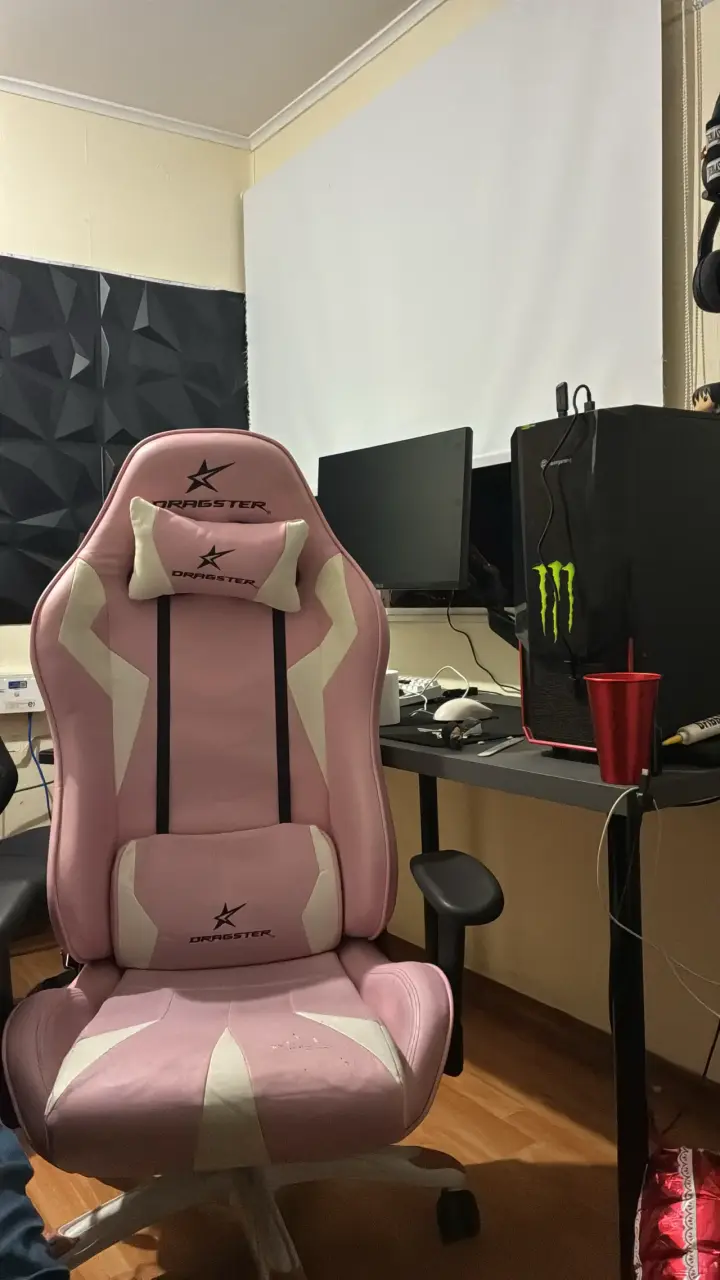 Silla gamer rosa Dragster gt500 - 1