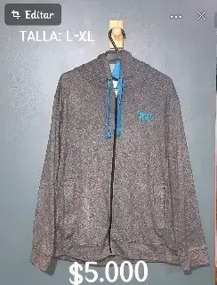 Vestido polerón gris talla M - miniatura 6
