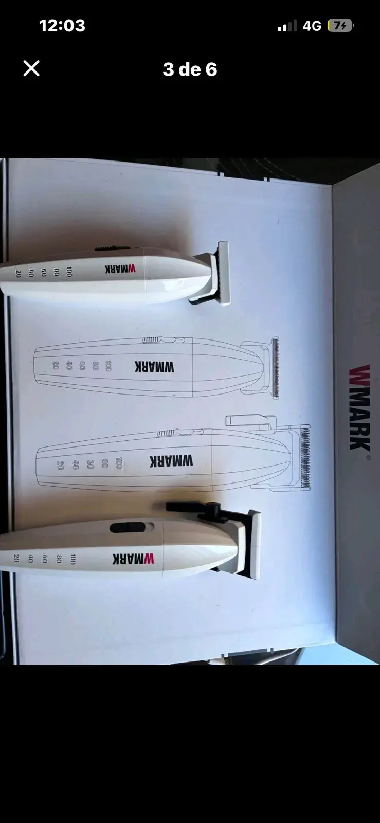 Máquina cortapelo WMARK - 4
