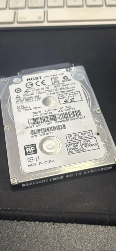 Disco duro HGST 500GB - miniatura 1