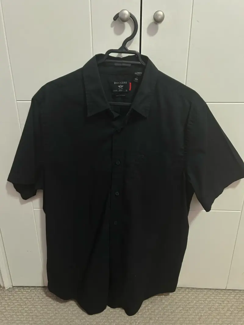Camisa negra Dockers hombre - 1