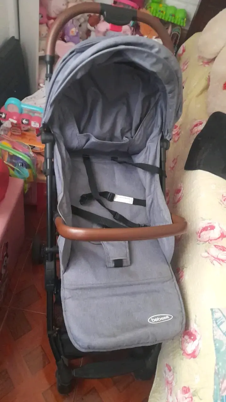Coche de bebé bebesit gris - 2