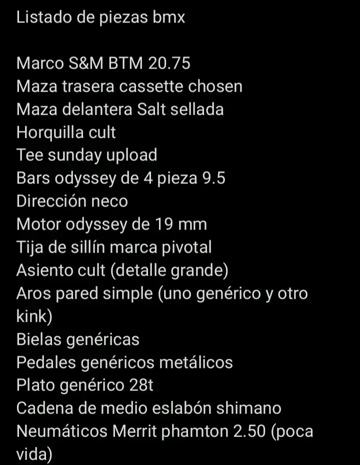 Bicicleta BMX negra usada - 4