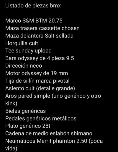 Bicicleta BMX negra usada - miniatura 4