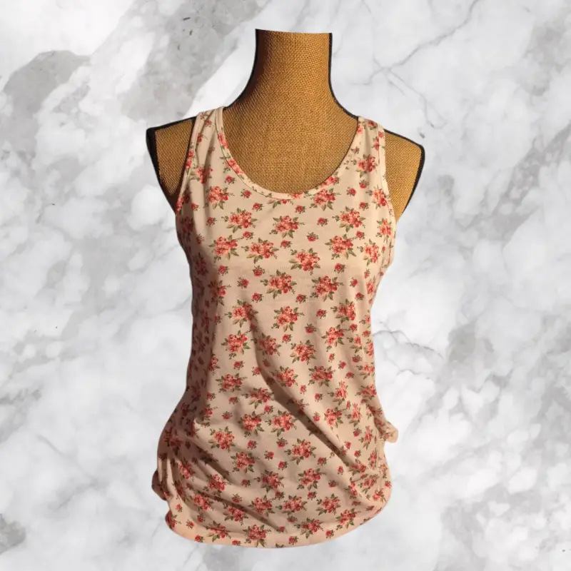 Blusa sin mangas floral - 2