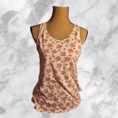 Blusa sin mangas floral - miniatura 2