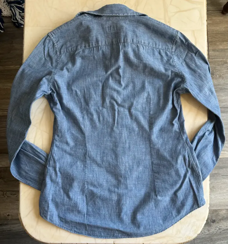 Camisa denim azul Polo - 5
