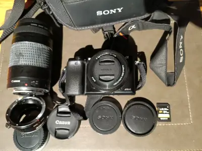 Cámara Sony Alpha con accesorios - miniatura 4