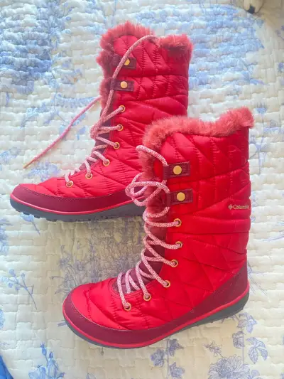 Botas impermeables Columbia Fucsia - miniatura 1