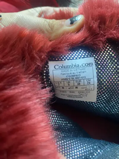 Botas impermeables Columbia Fucsia - miniatura 3