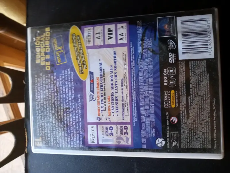 DVD Hannah Montana en Concierto 3D - 3