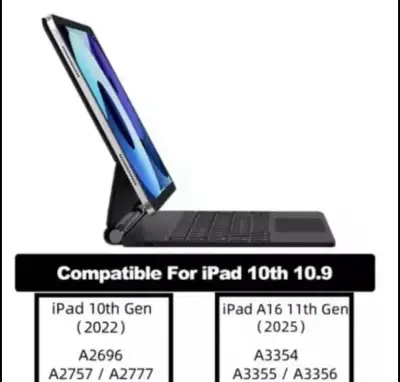 Teclado iPad dupe Magic Keyboard (+cable de carga) - miniatura 5