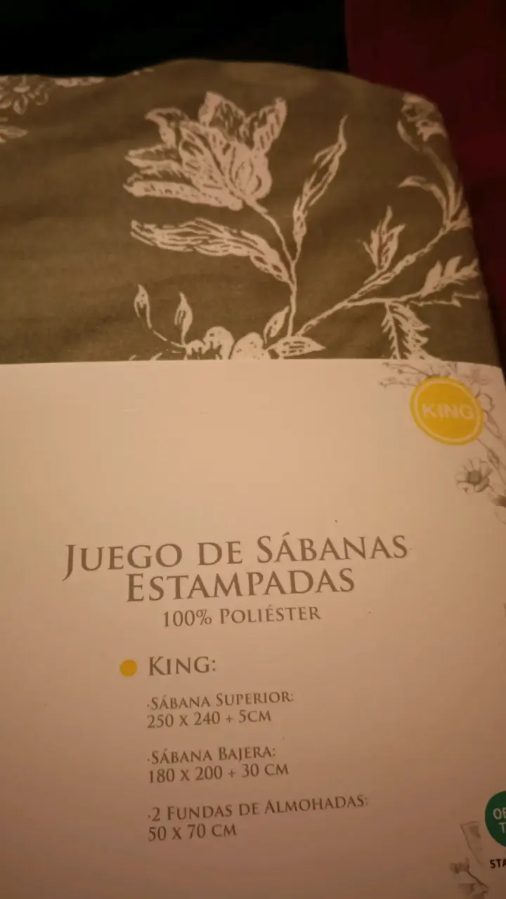 Juego de sábanas estampadas King - 2