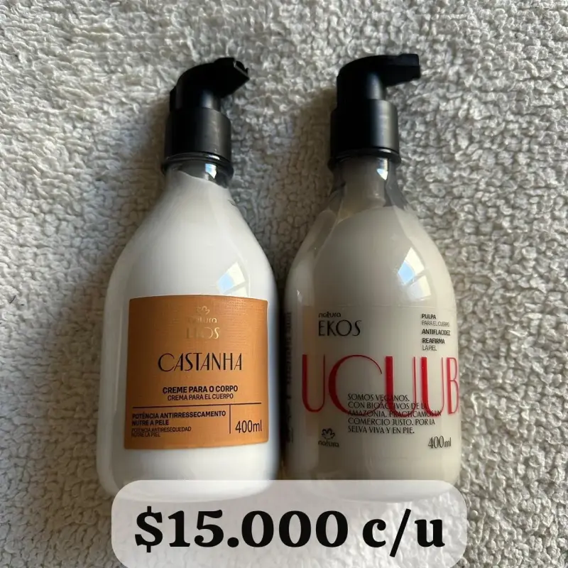 Crema corporal Ekos Castanha 400ml - 2