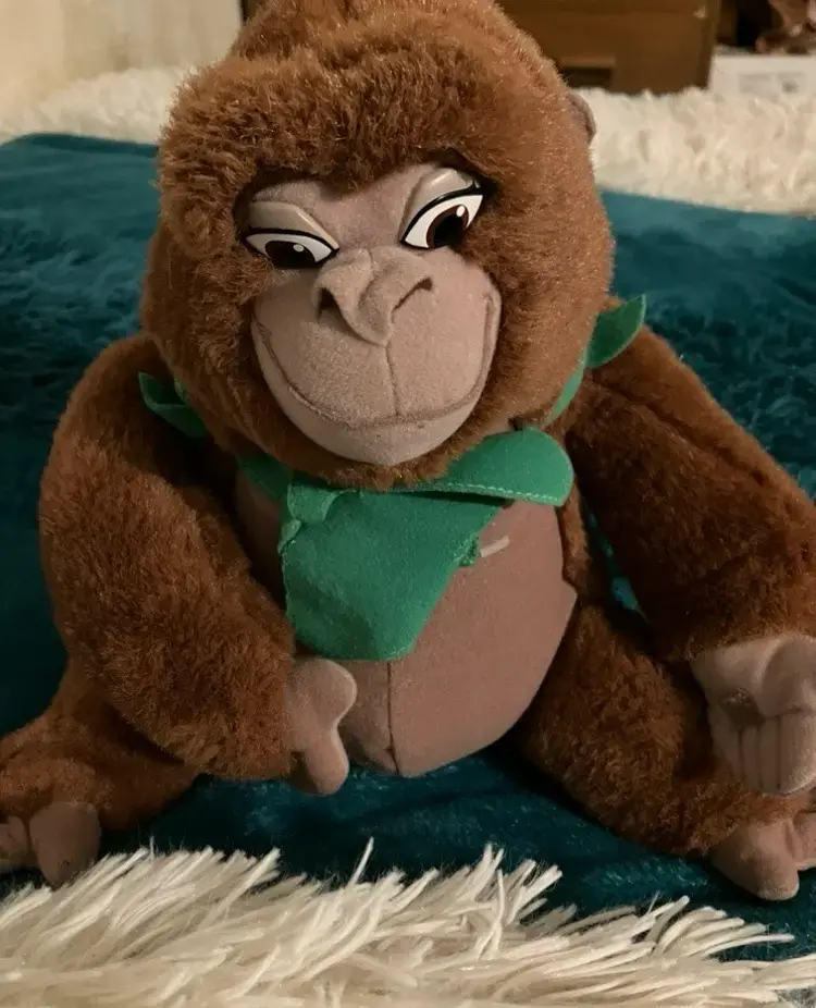 Peluche de gorila café