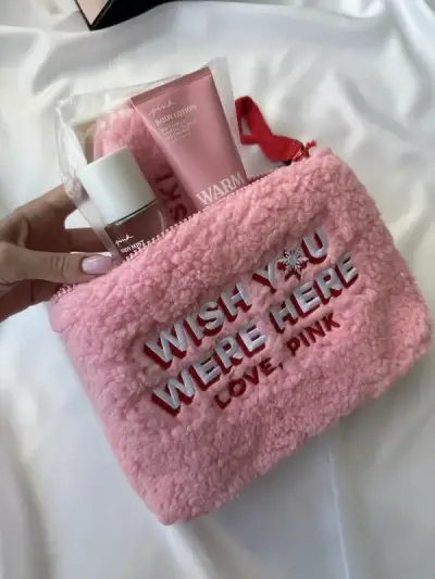 Neceser rosado con cremas Pink - miniatura 1