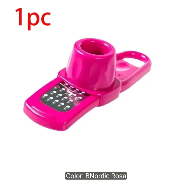 Rallador manual rosa compacto