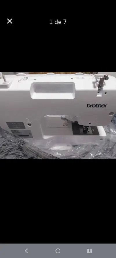 Máquina de coser Brother blanca - miniatura 1