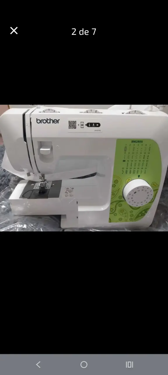 Máquina de coser Brother blanca - 2