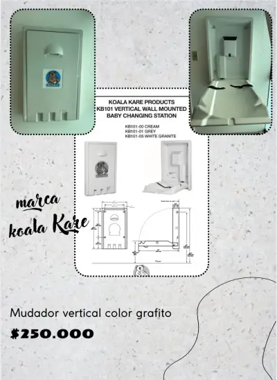 Cambiador de pañales Koala Kare - miniatura 3