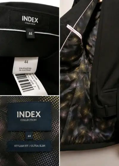 Blazer negro Index Collection - miniatura 1