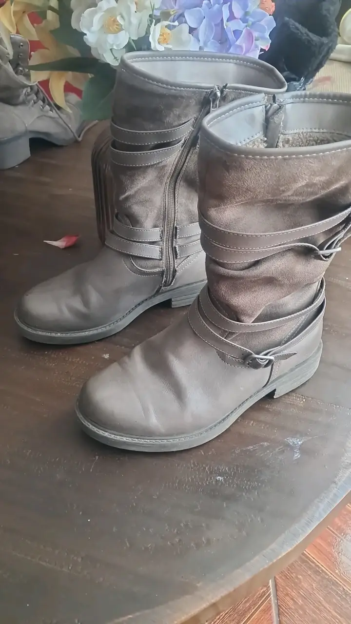 Botines negros de gamuza - 5
