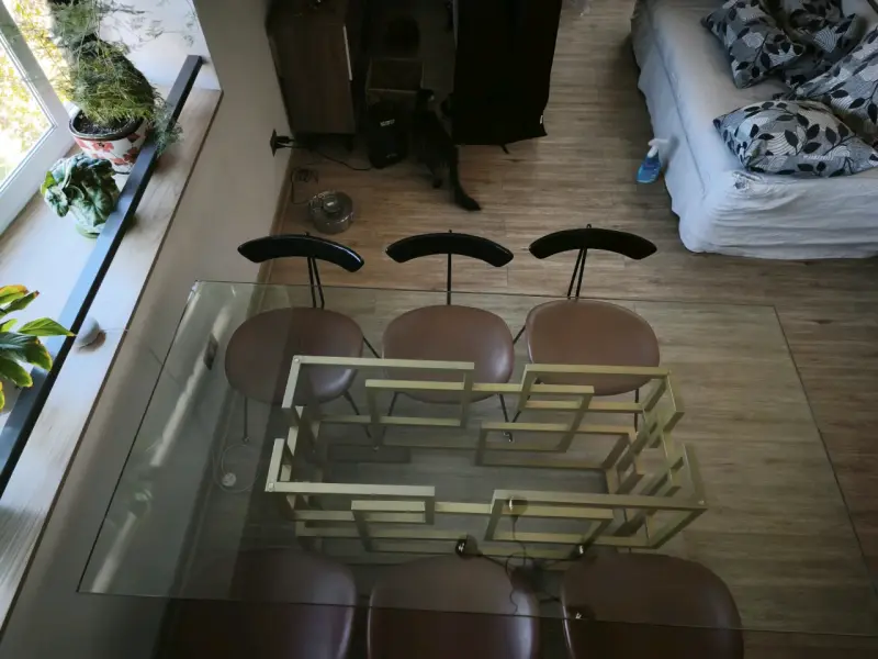 Comedor rectangular con 6 sillas - 3