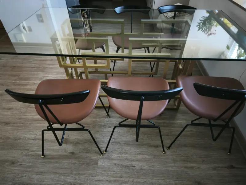 Comedor rectangular con 6 sillas - 4