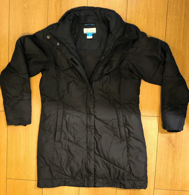 Abrigo negro Columbia - 1