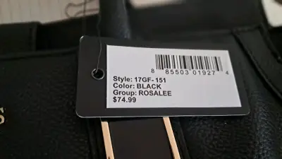 Nueva Cartera negra GUESS elegante - miniatura 4