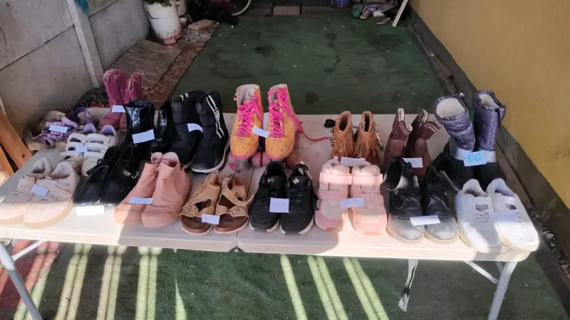 Lote de zapatos variados