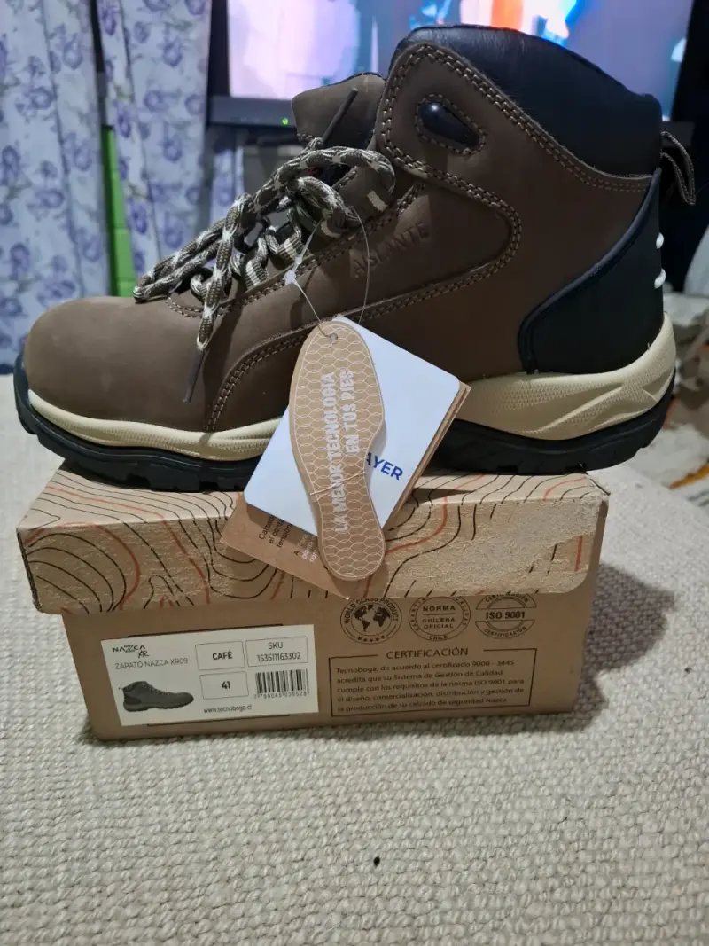 Botas de seguridad café nazca XR09 - 1