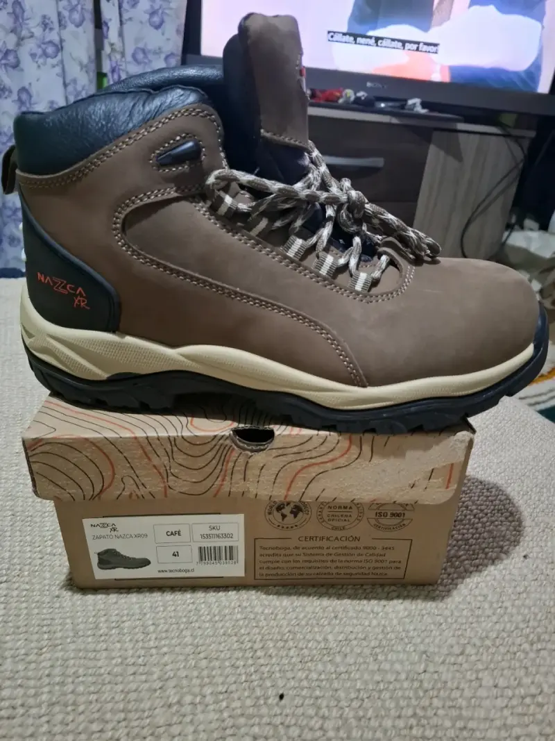 Botas de seguridad café nazca XR09 - 2