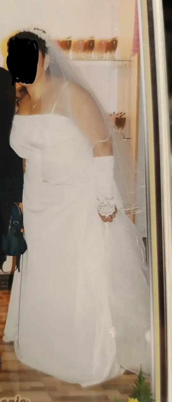 Vestido de novia blanco elegante - 5
