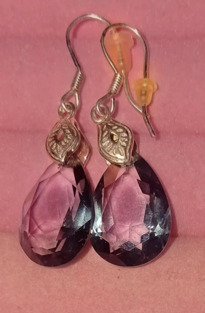 Aros hechos con cristal swarovski