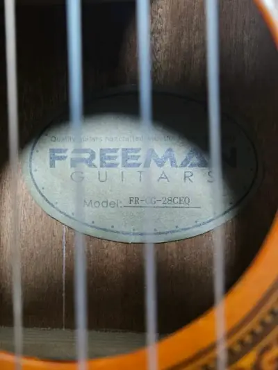Guitarra electroacústica Freeman - miniatura 4