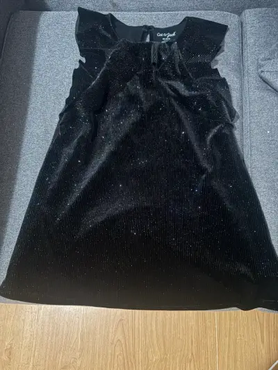 Vestido negro brillante Cat & Jack - miniatura 1
