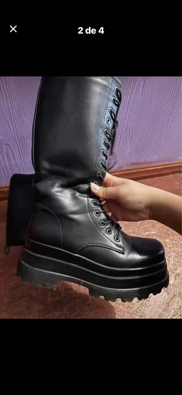 Botas negras de cuero - 2