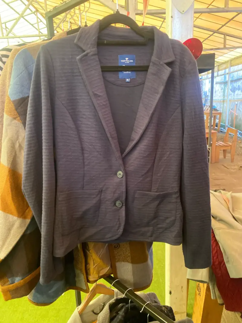 Blazer azul marino para mujer - 1