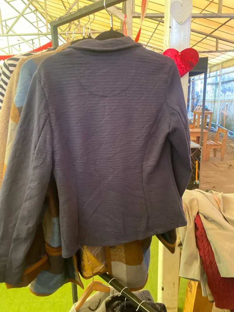 Blazer azul marino para mujer - 2