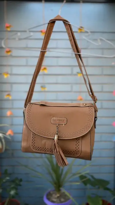 Cartera Colorina marrón clara - miniatura 1