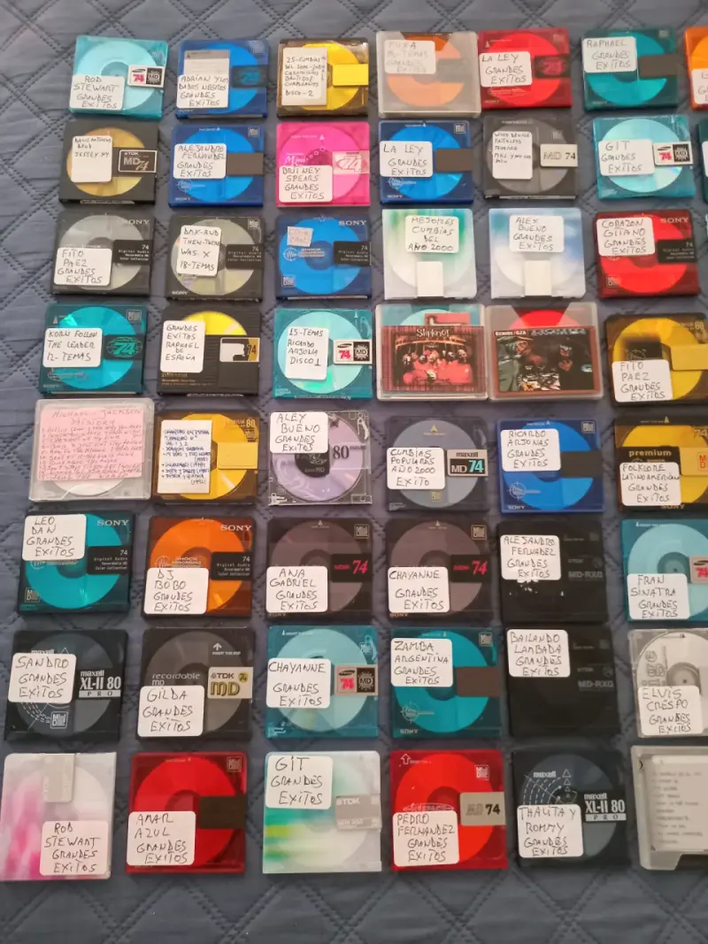 Colección de MiniDiscs variados - 5
