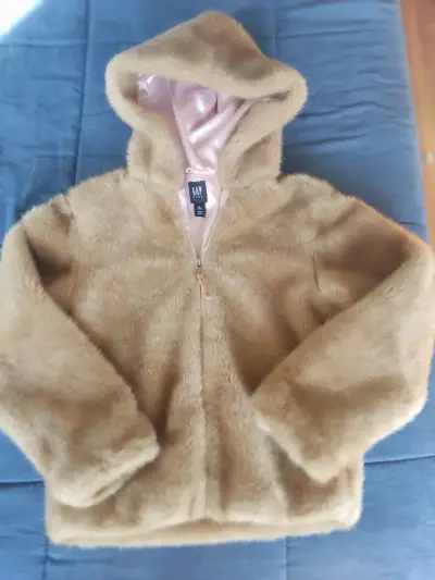Chaqueta T12-xl imitación piel café claro (dorado) - miniatura 1