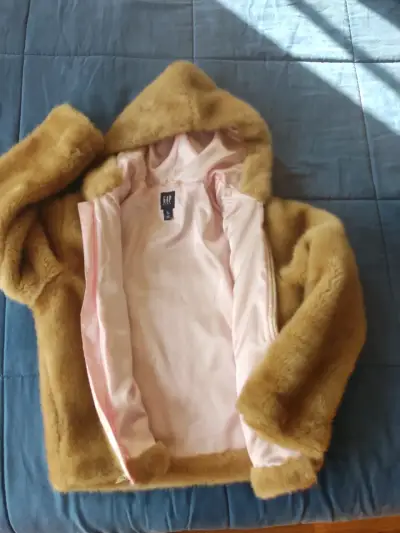 Chaqueta T12-xl imitación piel café claro (dorado) - miniatura 3