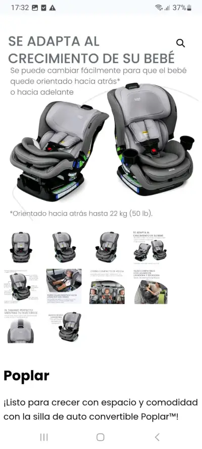 Silla de auto Britax Poplar nueva - miniatura 3